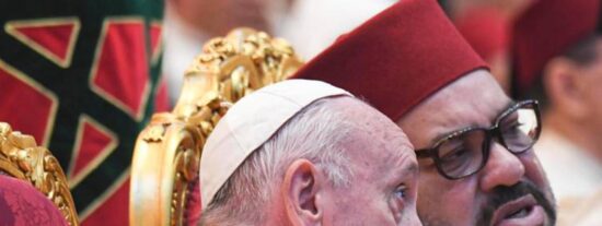 El Papa Francisco con Mohamed VI