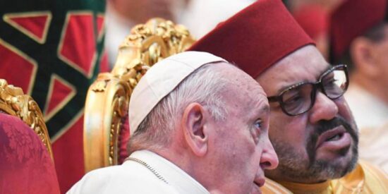 El Papa Francisco con Mohamed VI