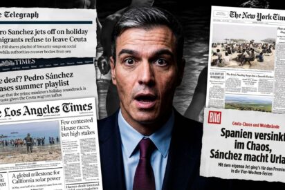 La prensa internacional retrata al &laquo;paria&raquo; Pedro S&aacute;nchez como nunca tras la invasi&oacute;n de Ceuta