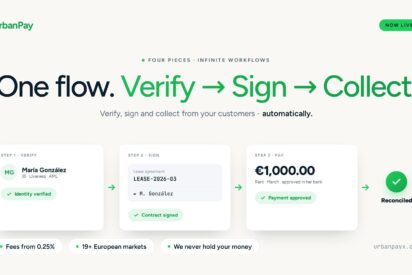 UrbanPay lanza en 19 mercados europeos su soluci&oacute;n de pagos inmobiliarios: hasta 82% de ahorro por cobro