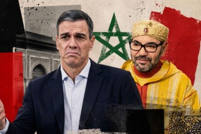 S&aacute;nchez en manos de Mohamed VI