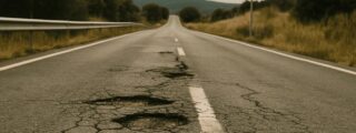 La Guardia Civil de Tr&aacute;fico denuncia que el abandono en que tiene &Oacute;scar Puente las carreteras 'provoca accidentes a diario y mata'