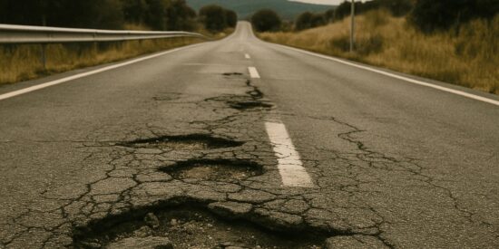 La Guardia Civil de Tr&aacute;fico denuncia que el abandono en que tiene &Oacute;scar Puente las carreteras 'provoca accidentes a diario y mata'