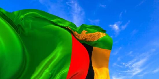 Bandera de Zambia.