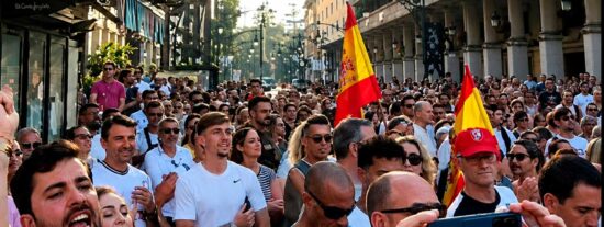 &iexcl;Arde Ceuta!: La ciudad sale a la calle en masa para exigir la dimisi&oacute;n de Pedro S&aacute;nchez