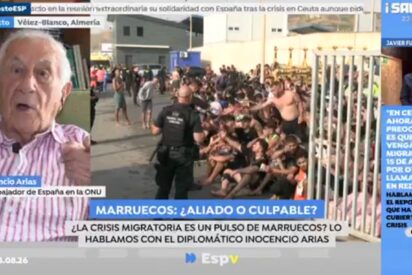 Inocencio Arias hunde a S&aacute;nchez tras la invasi&oacute;n de Ceuta: &laquo;Antes de morirme, me gustar&iacute;a que lo explicara&raquo;