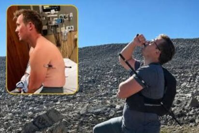 Un enfermero sobrevive empalado por su bast&oacute;n tras una ruta extrema en Montana