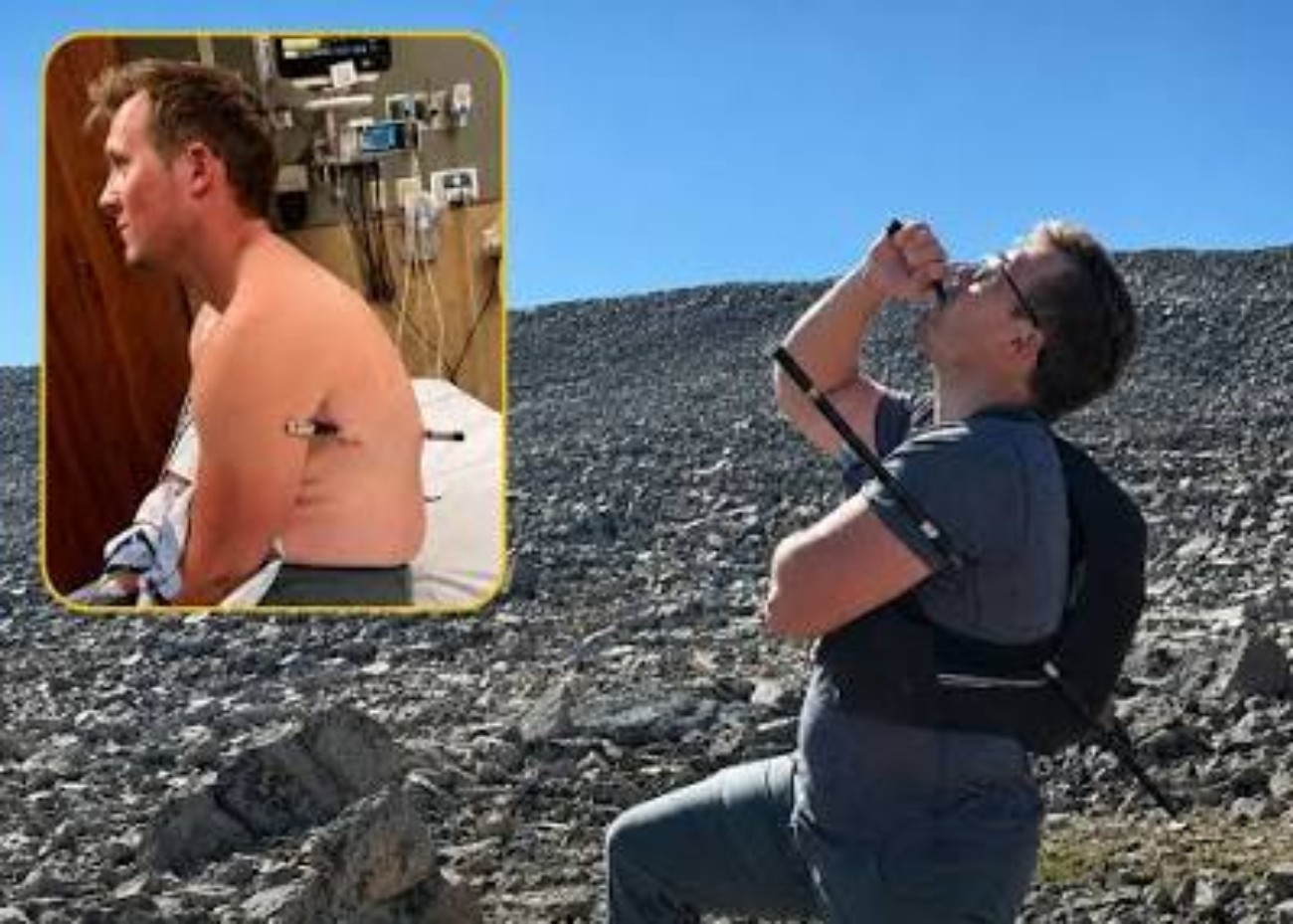 Un enfermero sobrevive empalado por su bastón tras una ruta extrema en Montana