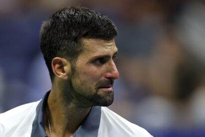 Djokovic, una noche de v&oacute;mitos y l&aacute;grimas en su sorpresiva eliminaci&oacute;n en el US Open