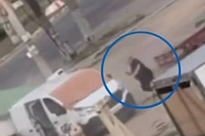 'Safari humano' en Ucrania: el espantoso v&iacute;deo del vendedor callejero cazado por un dron de Putin