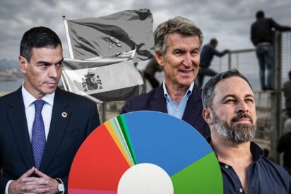 La invasi&oacute;n de Ceuta hunde a S&aacute;nchez y dispara a Feij&oacute;o y Abascal en las encuestas