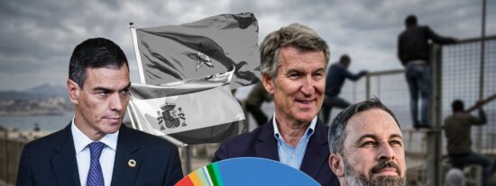 La invasi&oacute;n de Ceuta hunde a S&aacute;nchez y dispara a Feij&oacute;o y Abascal en las encuestas