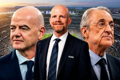 Florentino P&eacute;rez impulsa la sucesi&oacute;n de Infantino y presiona a la RFEF por el Bernab&eacute;u