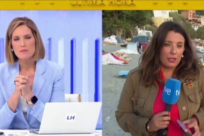 Silvia Intxaurrondo y Mar&iacute;a &Aacute;lvarez.