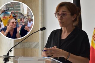 M&oacute;nica Garc&iacute;a, ministra de Sanidad en su visita a Ceuta