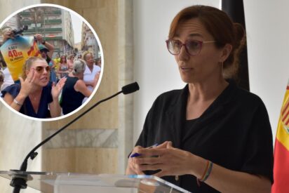 M&oacute;nica Garc&iacute;a, ministra de Sanidad en su visita a Ceuta