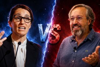 M&oacute;nica Garc&iacute;a, ministra de Sanidad y Juan Carlos Girauta, eurodiputado de VOX