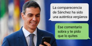 S&aacute;nchez , Ceuta y los mensajes de Whatsapp - Imagen generada con IA