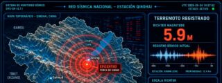 Un terremoto de magnitud 5,9 sacude la provincia china de Qinghai