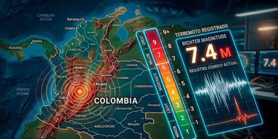 Un terremoto de 7,4 sacude Colombia, deja m&aacute;s de 110 muertos, centenares de heridos y edificios colapsados