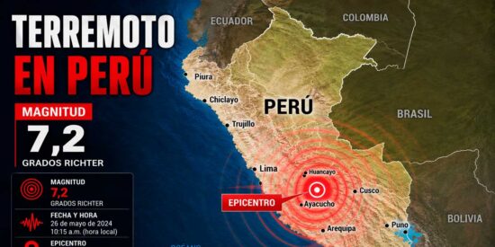 Un potente terremoto de 7,2 grados Richter sacude Per&uacute;