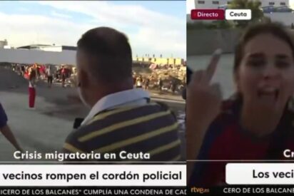 &iexcl;Brutal troleo en directo de una ceuti a 'Tele Pedro'! "&iexcl;Que te f*llen S&aacute;nchez!"