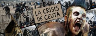 Los invasores de Ceuta extienden su campamento a otra playa junto al Trampol&iacute;n mientras se multiplican peleas y robos