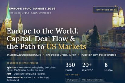 Europe SPAC Summit 2026 invita a empresas europeas a explorar las SPAC como v&iacute;a a los mercados de EE. UU.