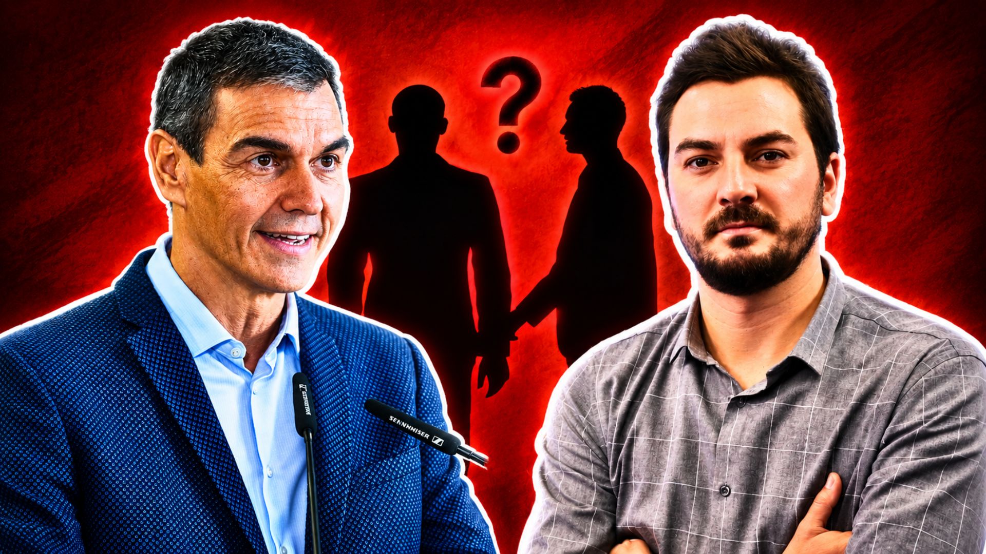 Pedro Sánchez y Jorge Bustos