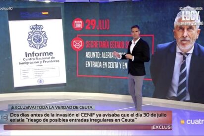 'C&oacute;digo 10' muestra el informe que saca los colores al Gobierno S&aacute;nchez con la invasi&oacute;n de Ceuta.