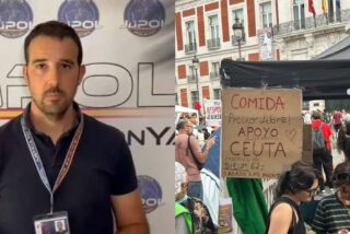 Ib&oacute;n Dom&iacute;nguez y el pol&eacute;mico cartel.
