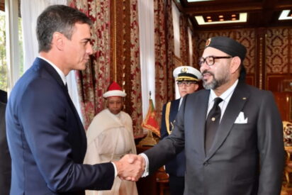 Pedro S&aacute;nchez y Mohamed VI