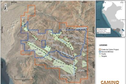 Camino recibe la aprobaci&oacute;n ambiental para una ampliaci&oacute;n en el proyecto Costa de Cobre en Per&uacute;