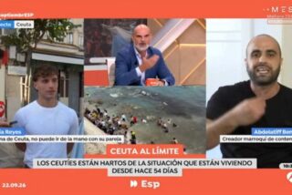 V&iacute;ctor S&aacute;nchez del Real y Abdellatif Bennis en 'Espejo P&uacute;blico' (Antena 3) 