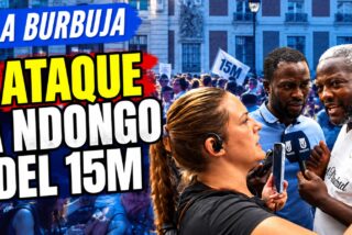 Los perroflautas echan a Ndongo de su 15M en Sol