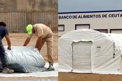 S&aacute;nchez impone un macrocampamento de invasores en el puerto de Ceuta pese al &ldquo;no&rdquo; rotundo de la ciudad