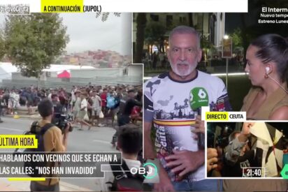 Un ceut&iacute; deja bailando a la reportera de laSexta con su ensalada de palos a S&aacute;nchez por evadirse de la invasi&oacute;n marroqu&iacute;