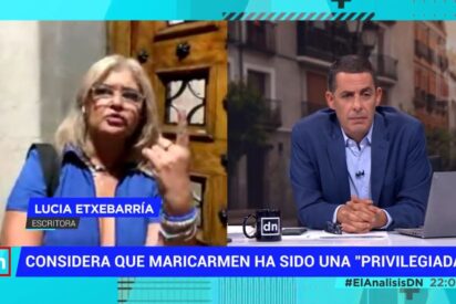 Luc&iacute;a Etxebarria en 'El an&aacute;lisis: Diario de la Noche' (Telemadrid)
