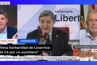 Jim&eacute;nez Losantos pone a rabiar a Cintora y al ministro Torres con sus palabras sobre el &laquo;cadav&eacute;rico&raquo; S&aacute;nchez