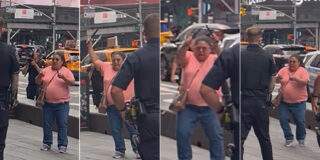 La Polic&iacute;a de Nueva York acribilla a balazos a la 'mujer de los cuchillos de Times Square'