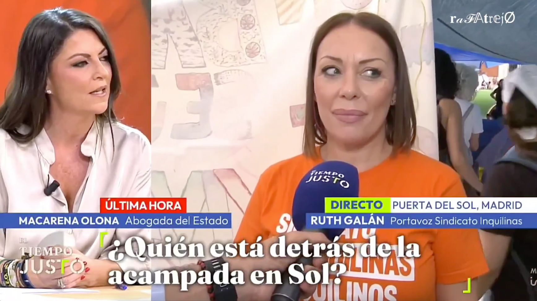 Macarena Olona masacra a la portavoz del Sindicato de Inquilinas por tapar el caso de la ‘Maricarmen’ que se suicidó en Cataluña