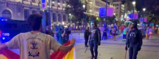 La Polic&iacute;a de Marlaska, que se 'caga' ante los invasores de Ceuta, carga con brutalidad contra los espa&ntilde;oles en Madrid