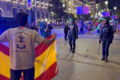 Indignaci&oacute;n en Madrid por las duras cargas de la &laquo;polic&iacute;a de Marlaska&raquo; tras la manifestaci&oacute;n de Cibeles