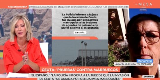 Mar&iacute;a Peral, periodista de 'El Espa&ntilde;ol' en 'Espejo P&uacute;blico' (Antena 3)