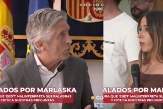 Marlaska acusa a una reportera de Nacho Abad de malinterpretar sus palabras y el ministro se lleva la reprimenda de otra periodista