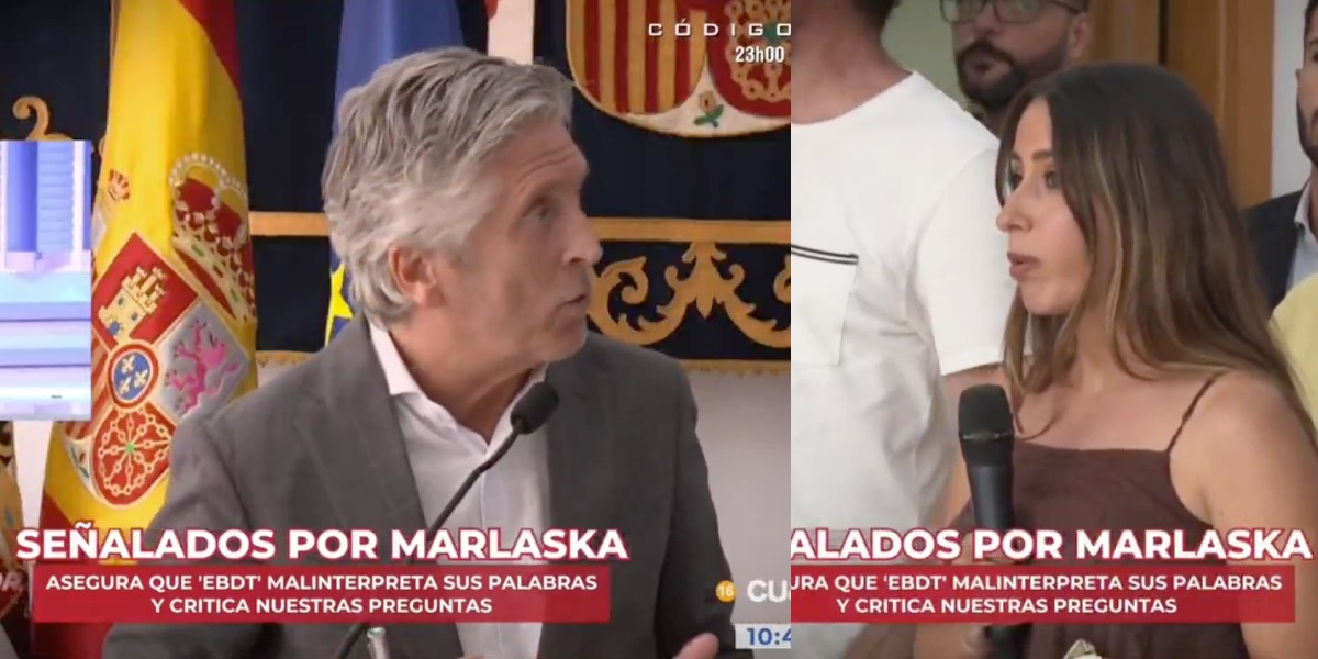 Marlaska acusa a una reportera de Nacho Abad de malinterpretar sus palabras y el ministro se lleva la reprimenda de otra periodista