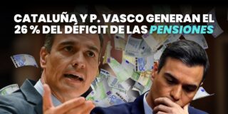 El agujero de las pensiones en Catalu&ntilde;a y Pais Vasco