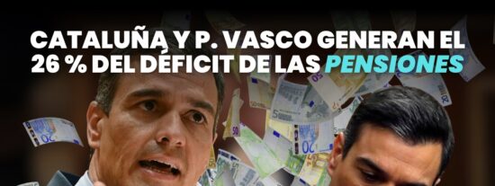 El agujero de las pensiones en Catalu&ntilde;a y Pais Vasco
