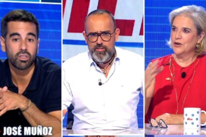 Jos&eacute; Mu&ntilde;oz (PSOE), Risto Mejide y Pilar Rahola en 'Todo es mentira' (Cuatro)