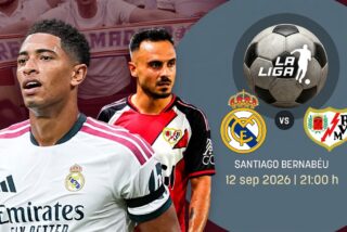 Cu&aacute;ndo, d&oacute;nde y c&oacute;mo ver por TV el Real Madrid vs Rayo Vallecano de este s&aacute;bado